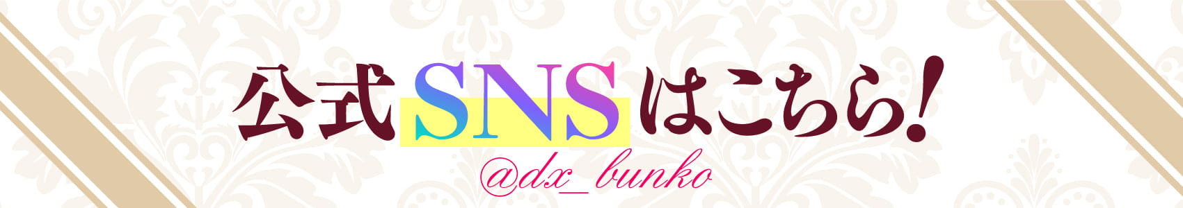 公式SNSはこちら