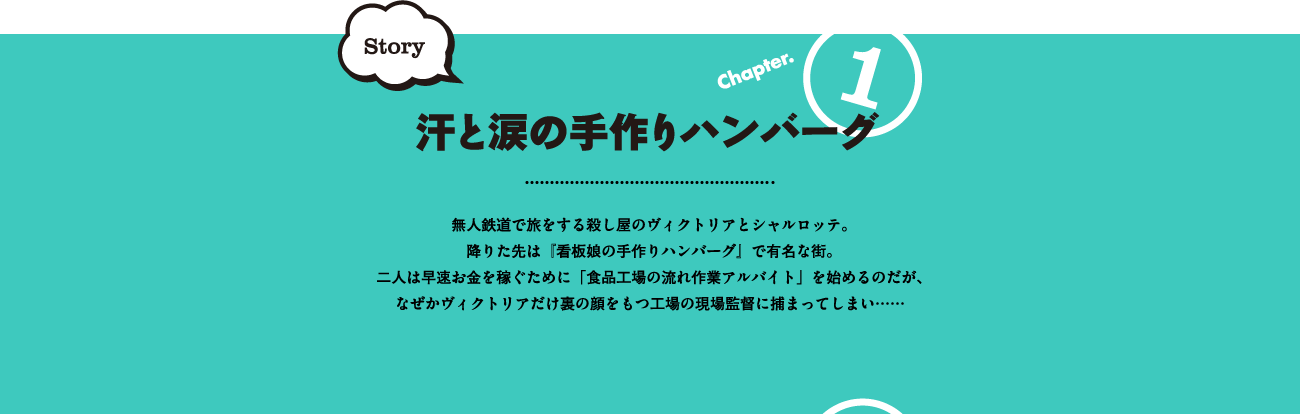 Chapter1　汗と涙の手作りハンバーグ